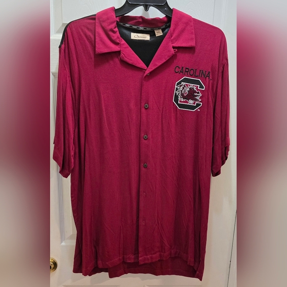 chilwear Other - Gamecock Men's Casual Button Down Shirt - Maroon, Xxl